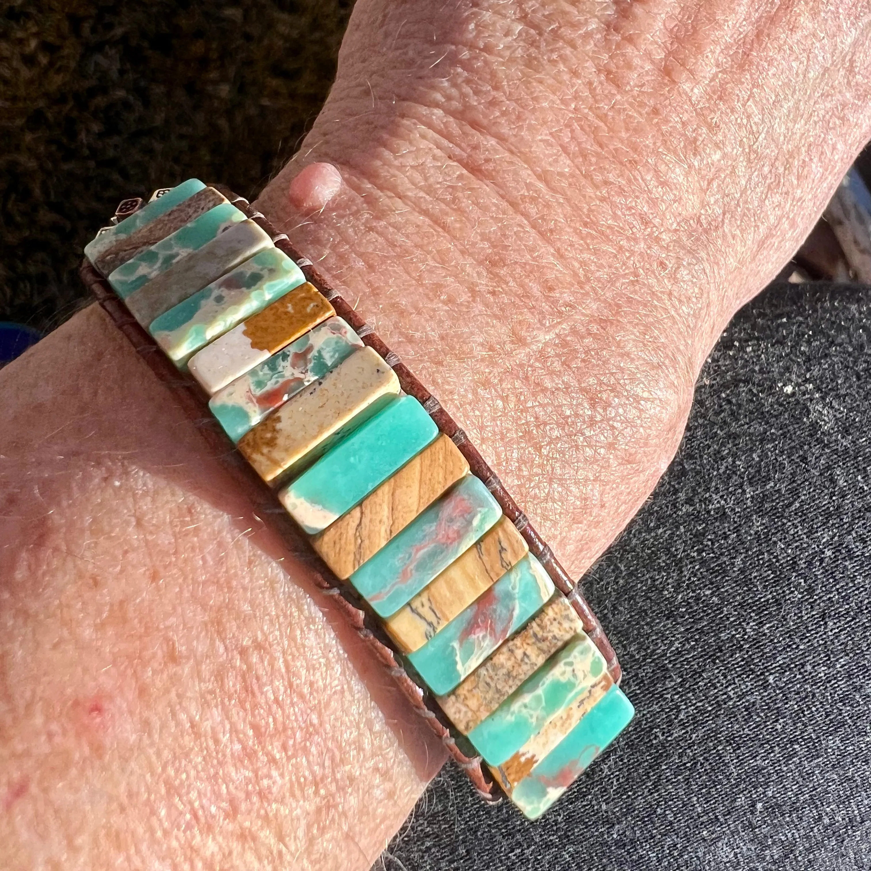 Stone Tube Bracelets