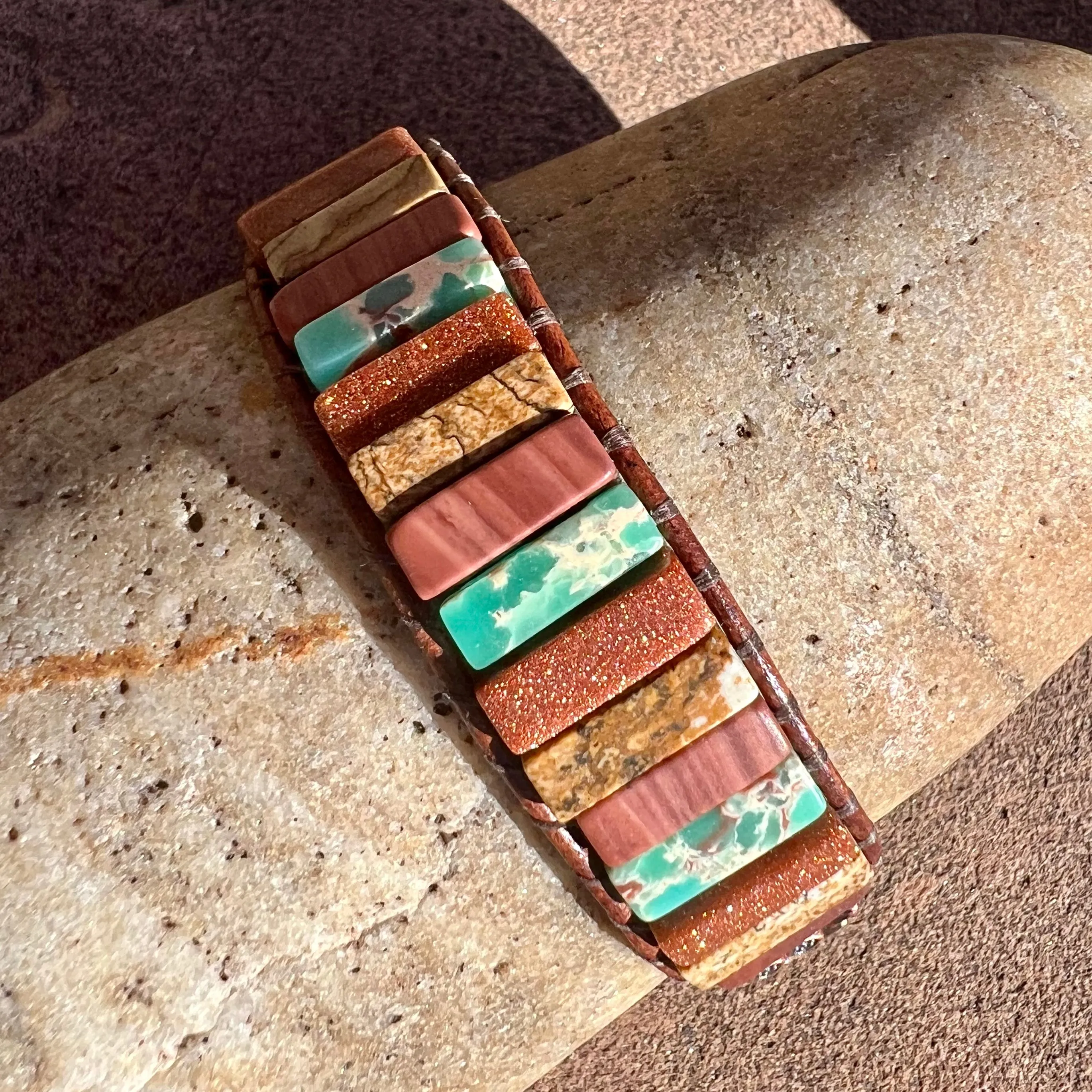 Stone Tube Bracelets
