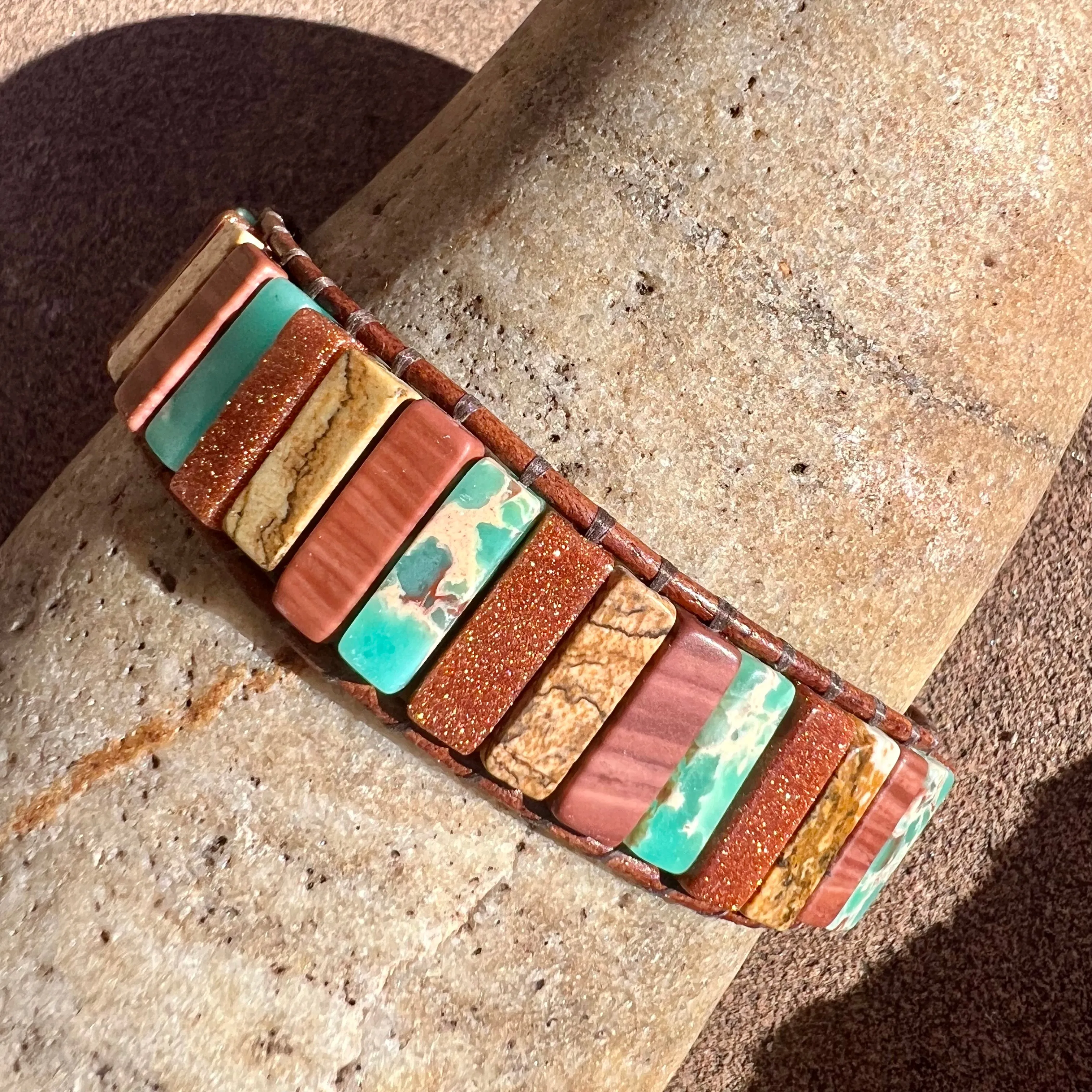 Stone Tube Bracelets