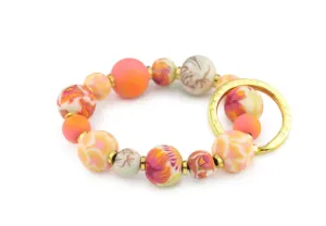 Sunshine Bay Wrist - Small Bead Keychain