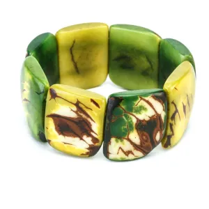 Tagua nut Green Bracelet