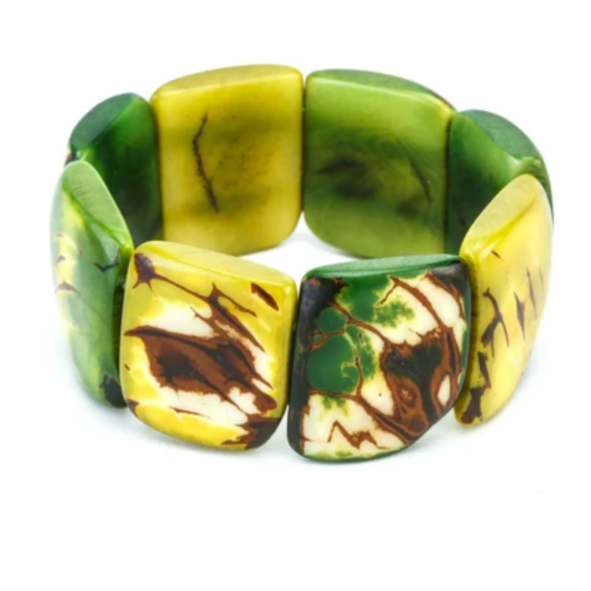 Tagua nut Green Bracelet