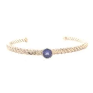 Tanzanite Rope C-Bracelet