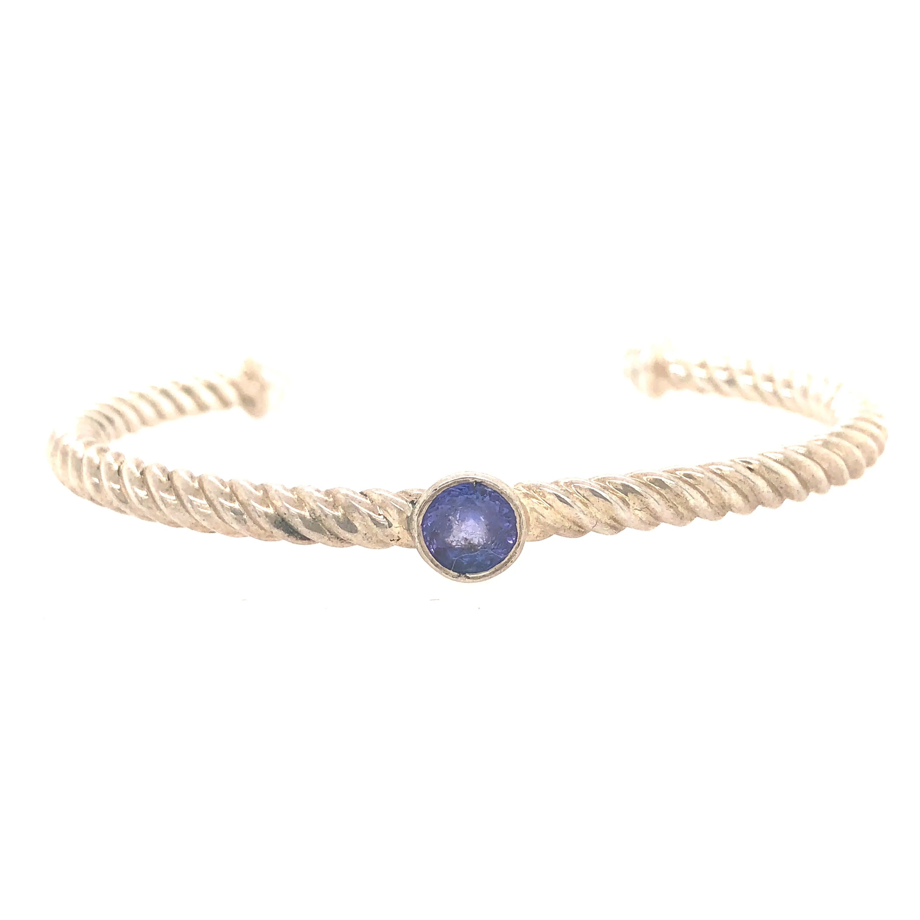 Tanzanite Rope C-Bracelet