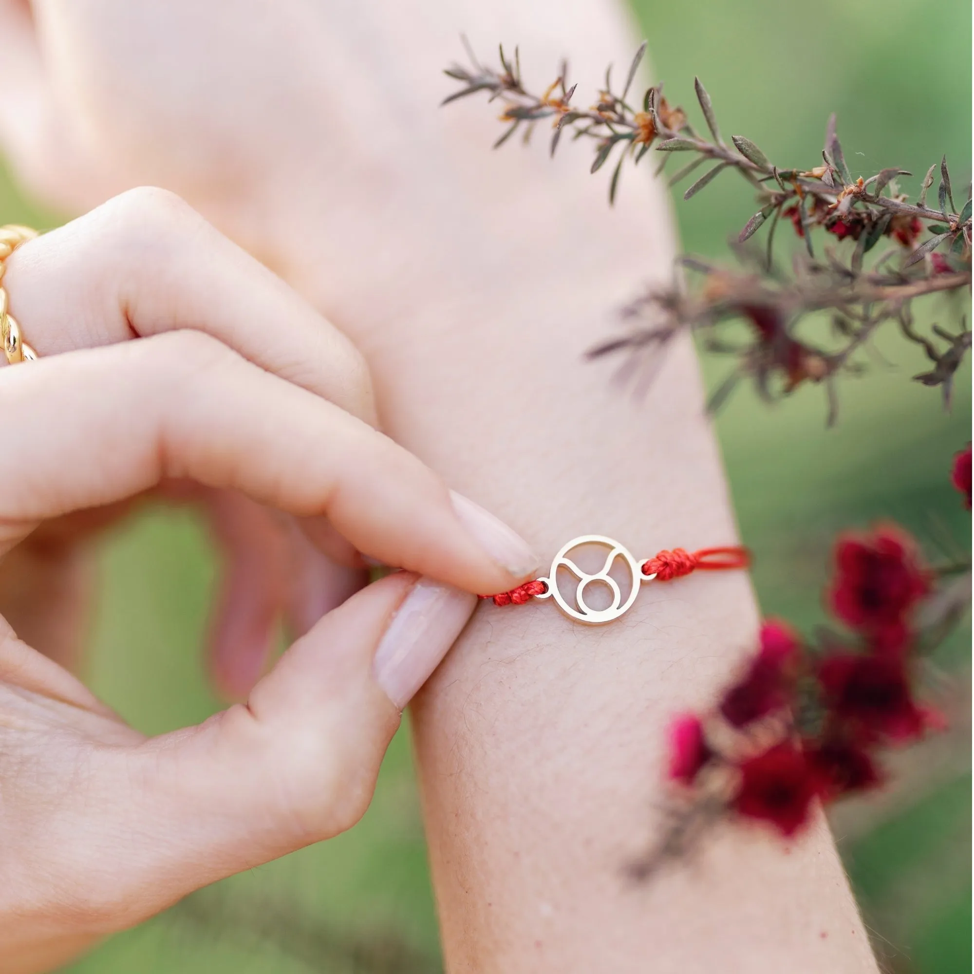 Taurus Zodiac Thread Bracelet