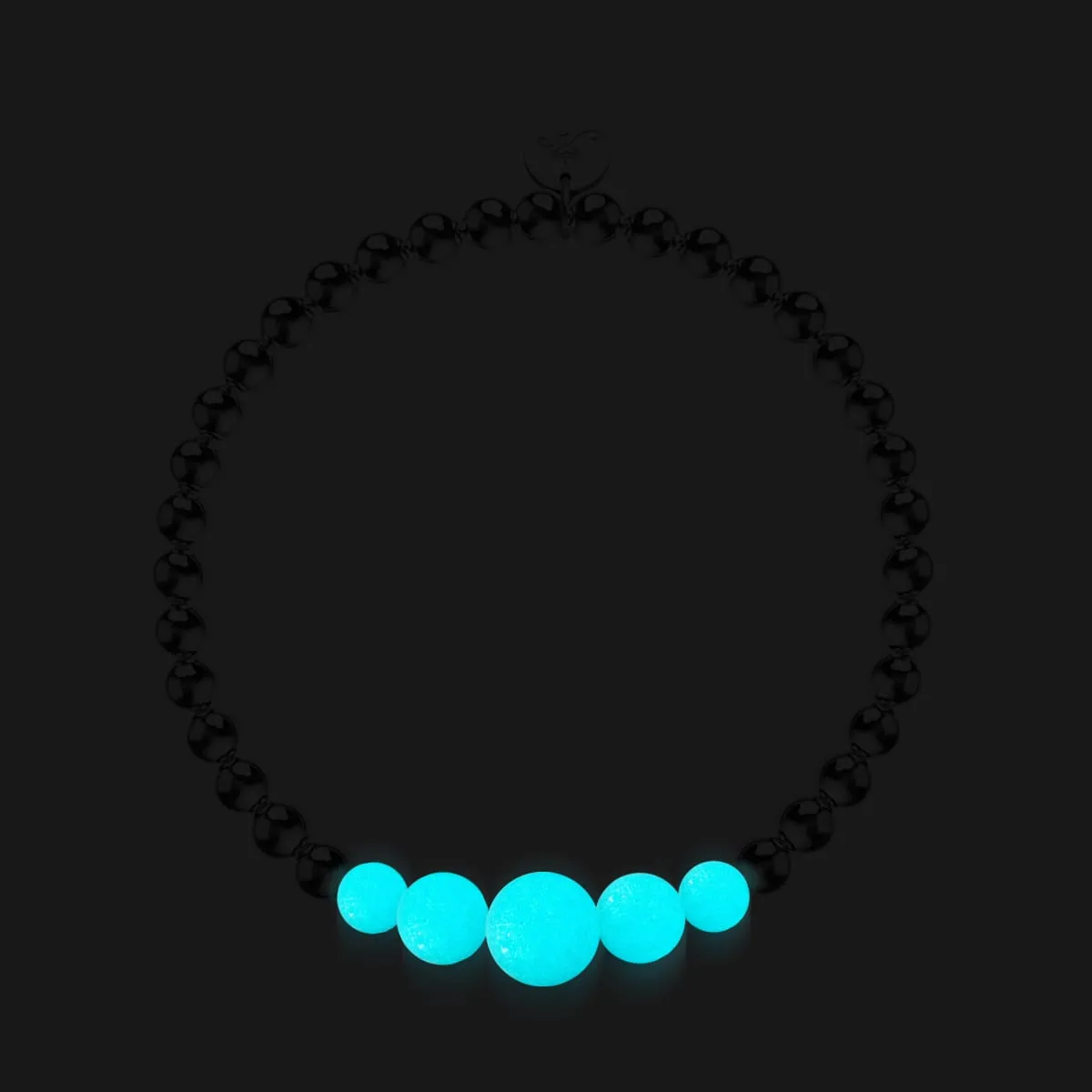 Teal | Silver | Lumos Ceramic Expression Bracelet