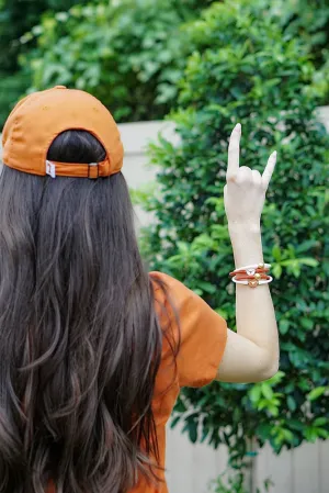 Texas Longhorns Enamel Silicone Bali Bracelet