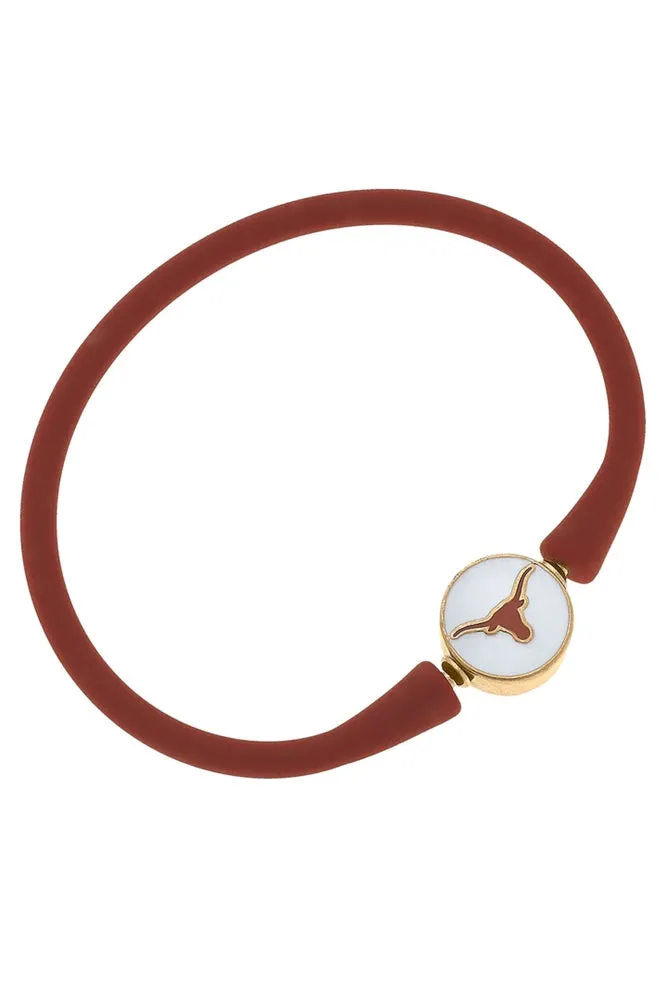 Texas Longhorns Enamel Silicone Bali Bracelet
