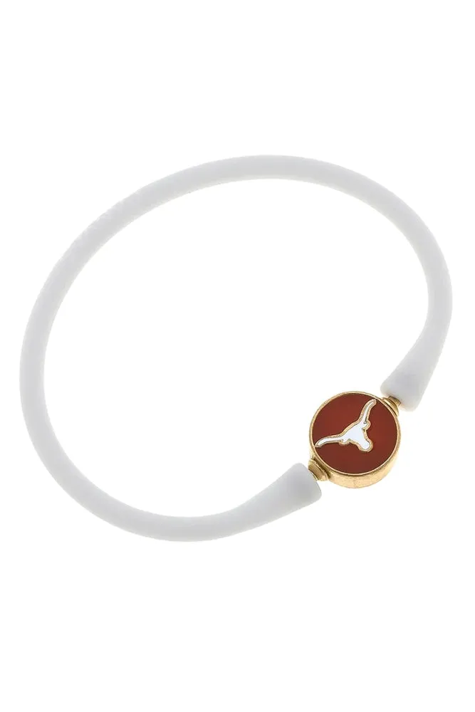 Texas Longhorns Enamel Silicone Bali Bracelet