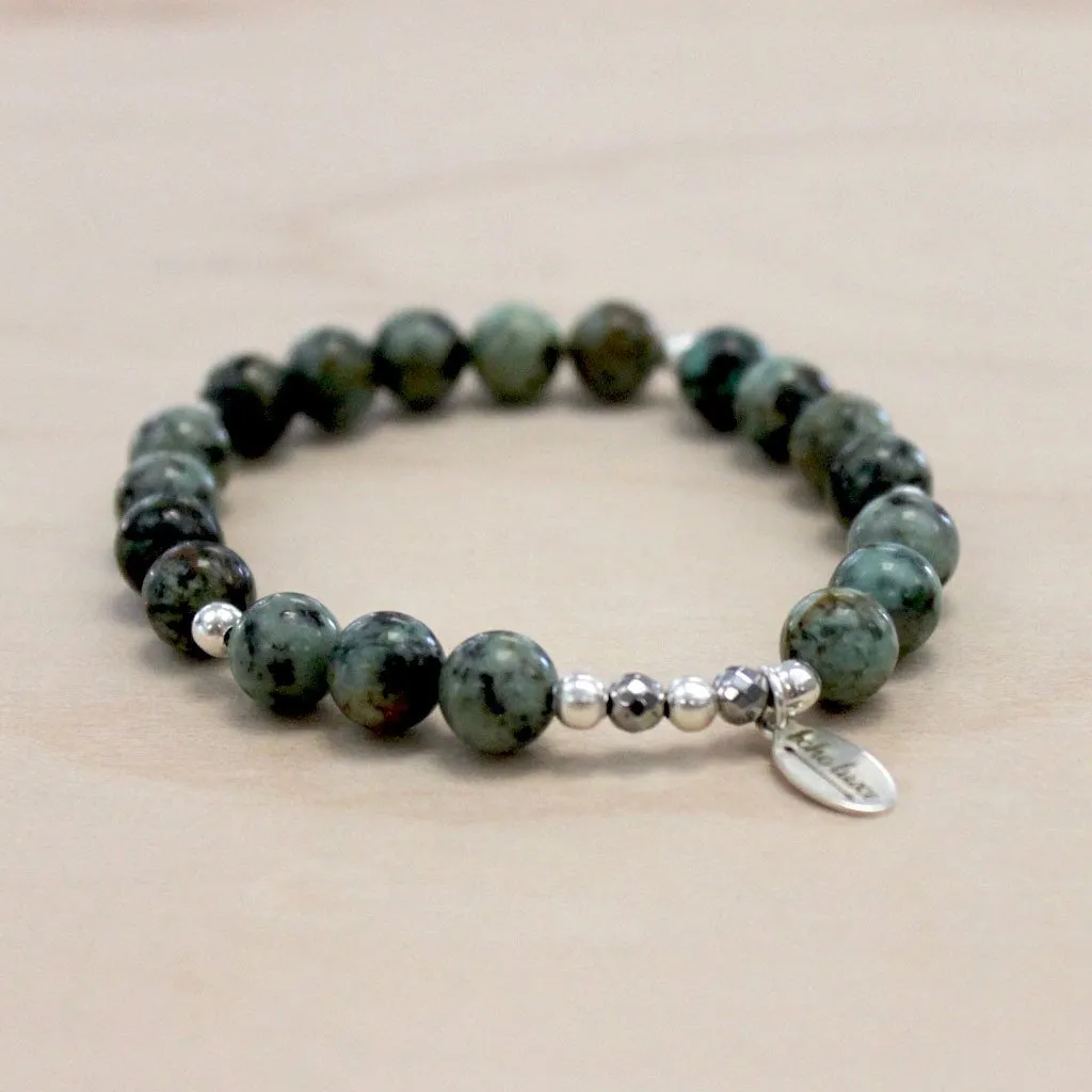 The Adrianna - African Turquoise Bracelet