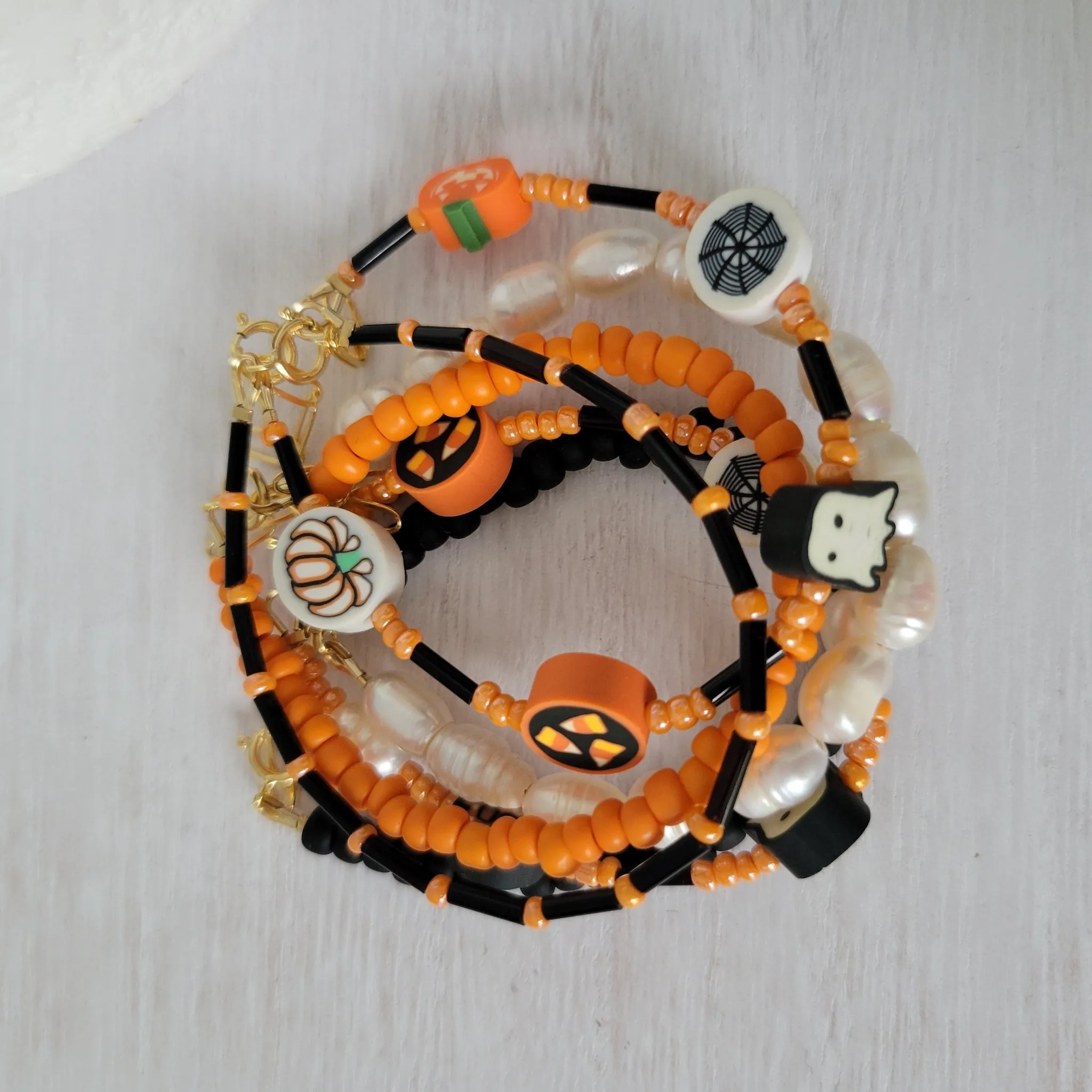 This is Halloween Bracelets - Set of 3 or Each - Unisex Options