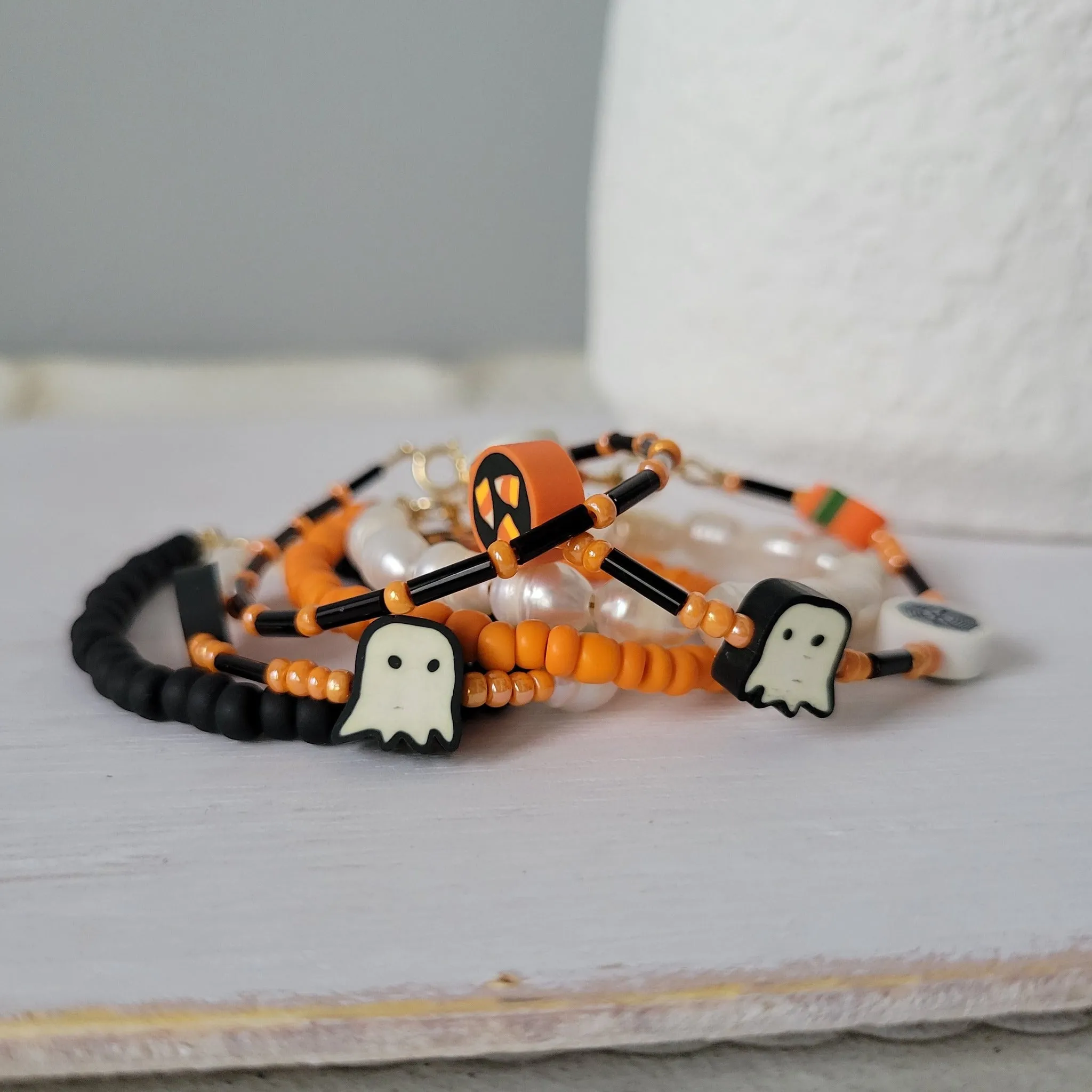 This is Halloween Bracelets - Set of 3 or Each - Unisex Options