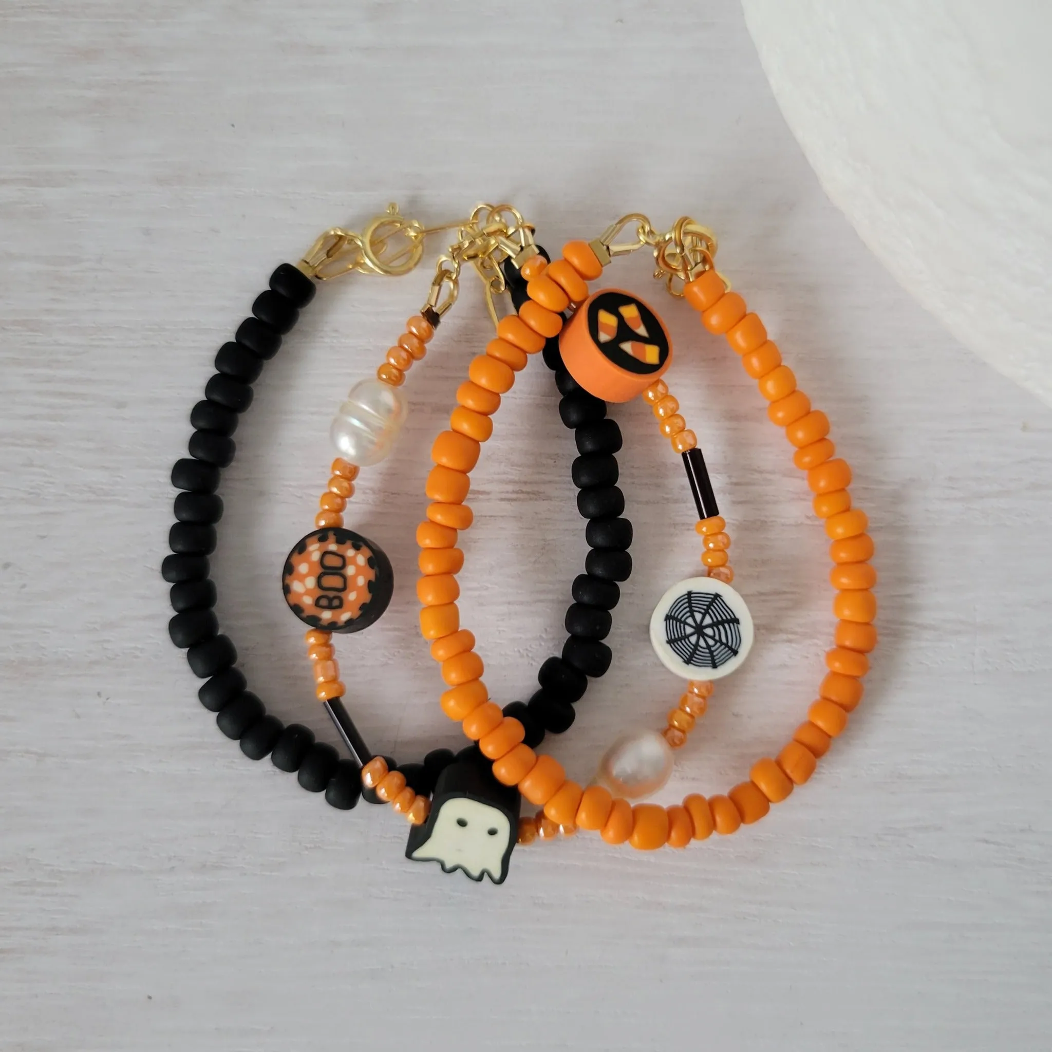This is Halloween Bracelets - Set of 3 or Each - Unisex Options
