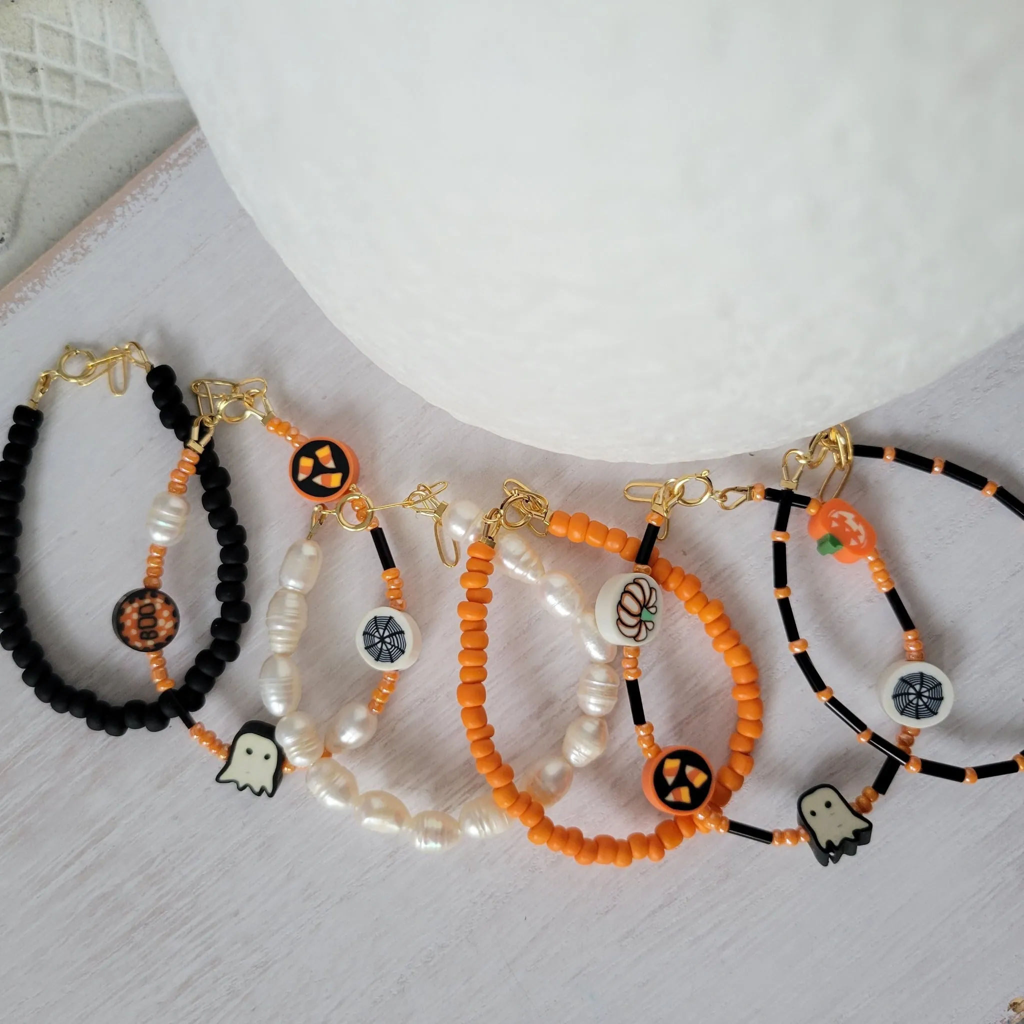 This is Halloween Bracelets - Set of 3 or Each - Unisex Options