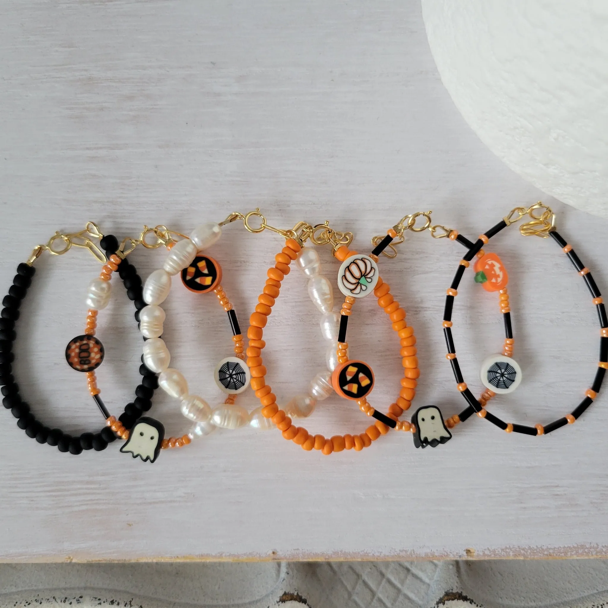This is Halloween Bracelets - Set of 3 or Each - Unisex Options
