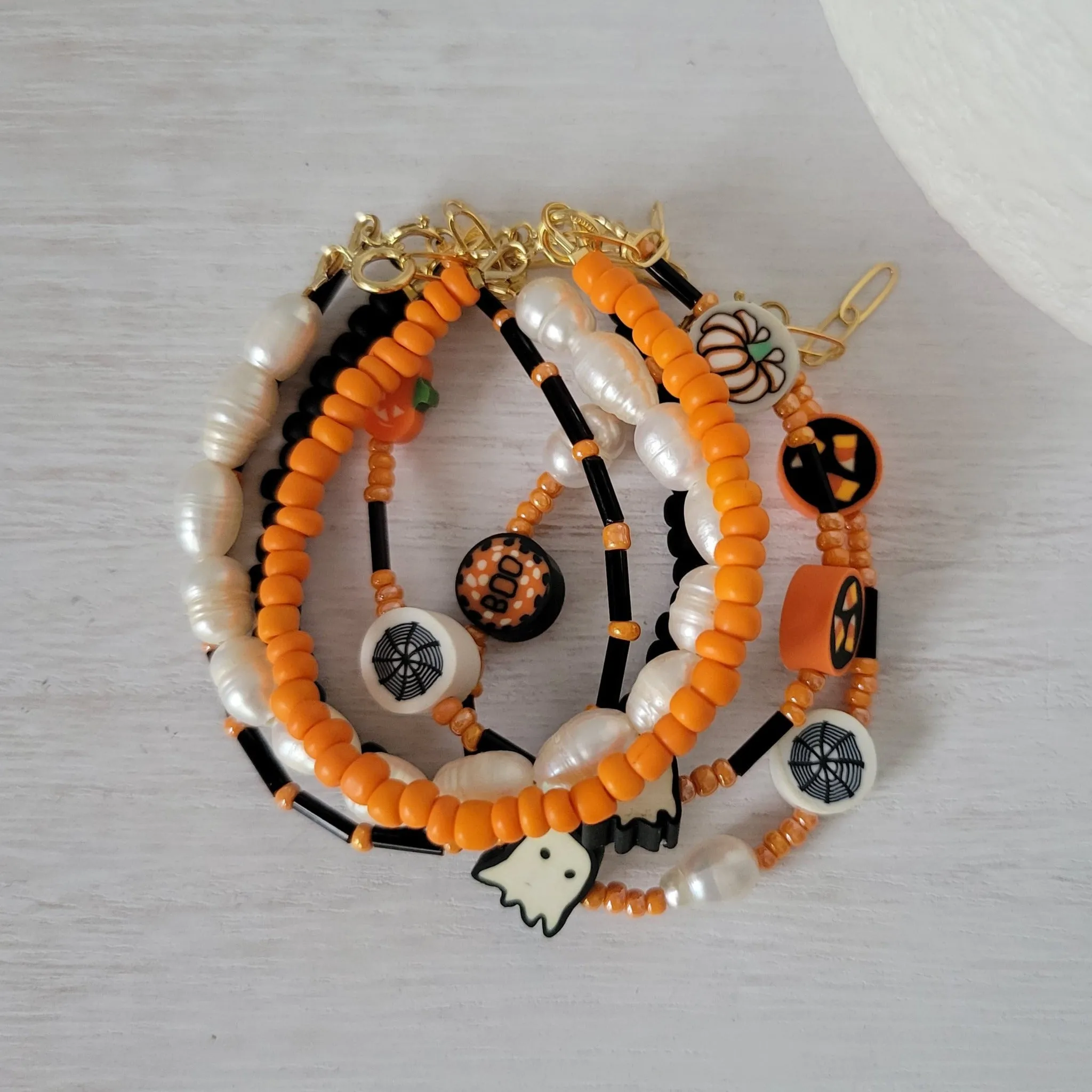 This is Halloween Bracelets - Set of 3 or Each - Unisex Options