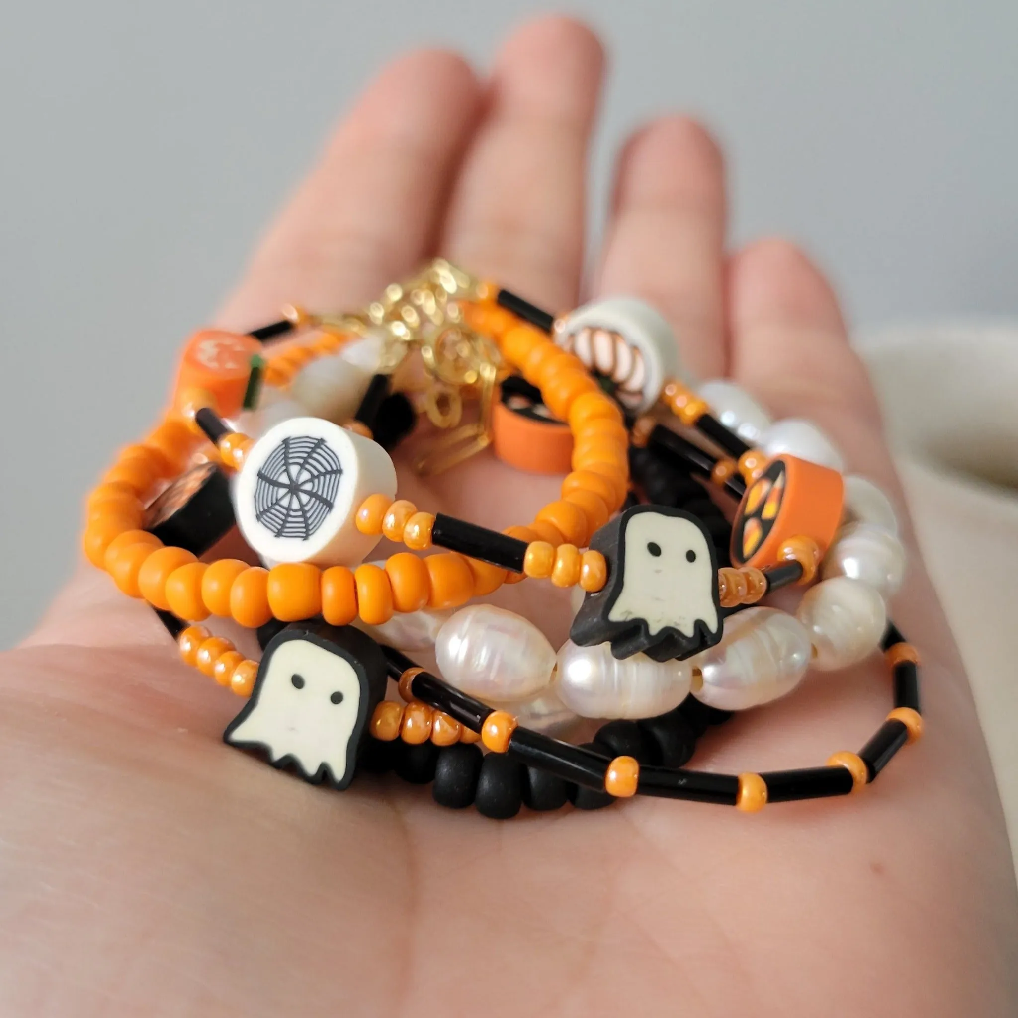 This is Halloween Bracelets - Set of 3 or Each - Unisex Options