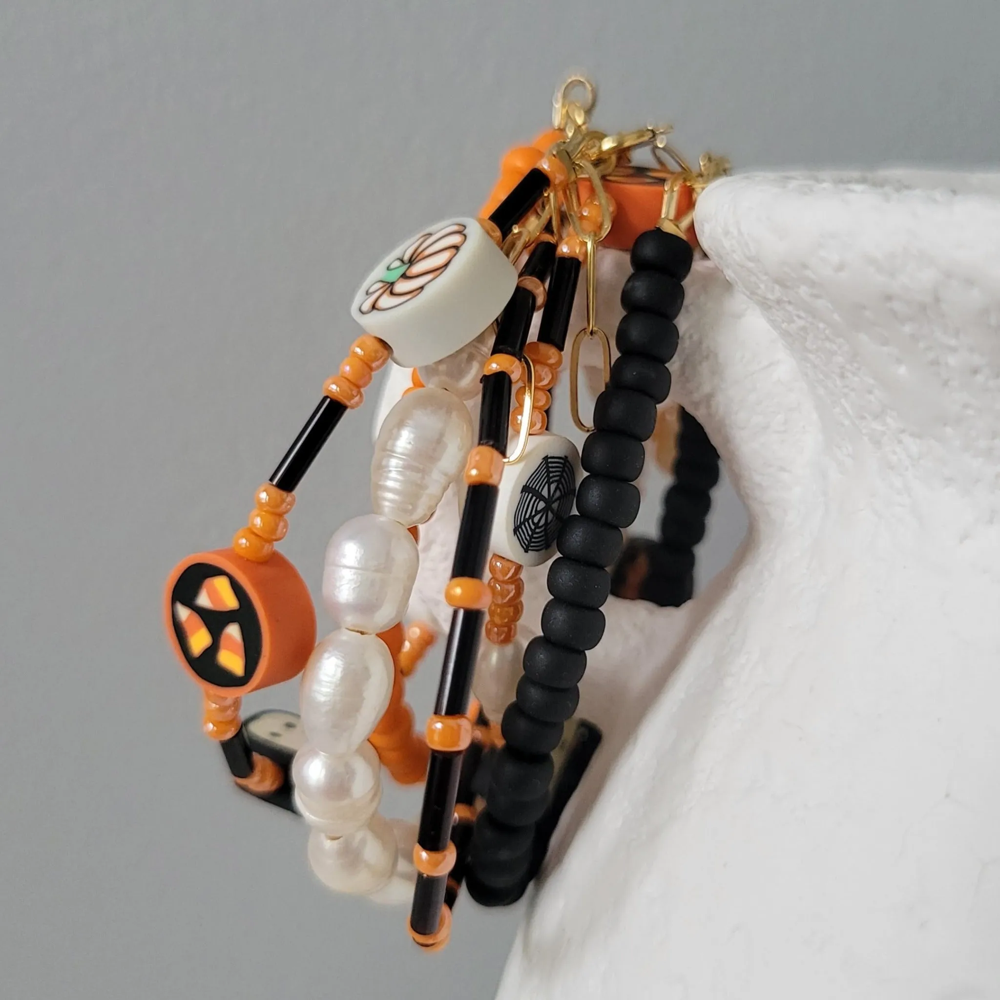 This is Halloween Bracelets - Set of 3 or Each - Unisex Options