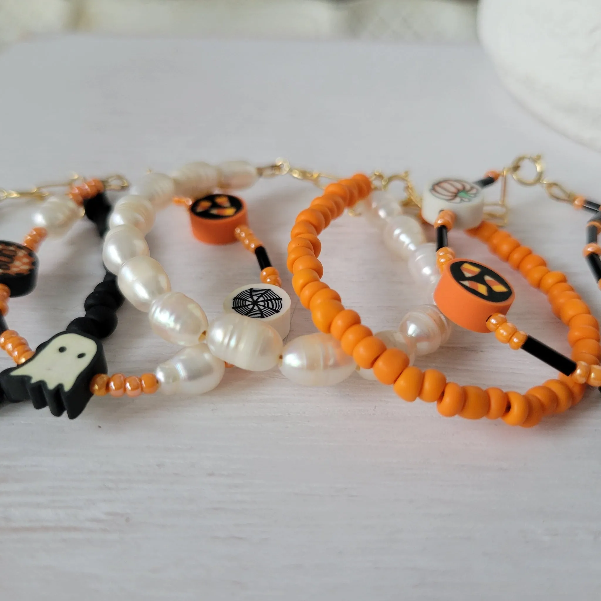 This is Halloween Bracelets - Set of 3 or Each - Unisex Options