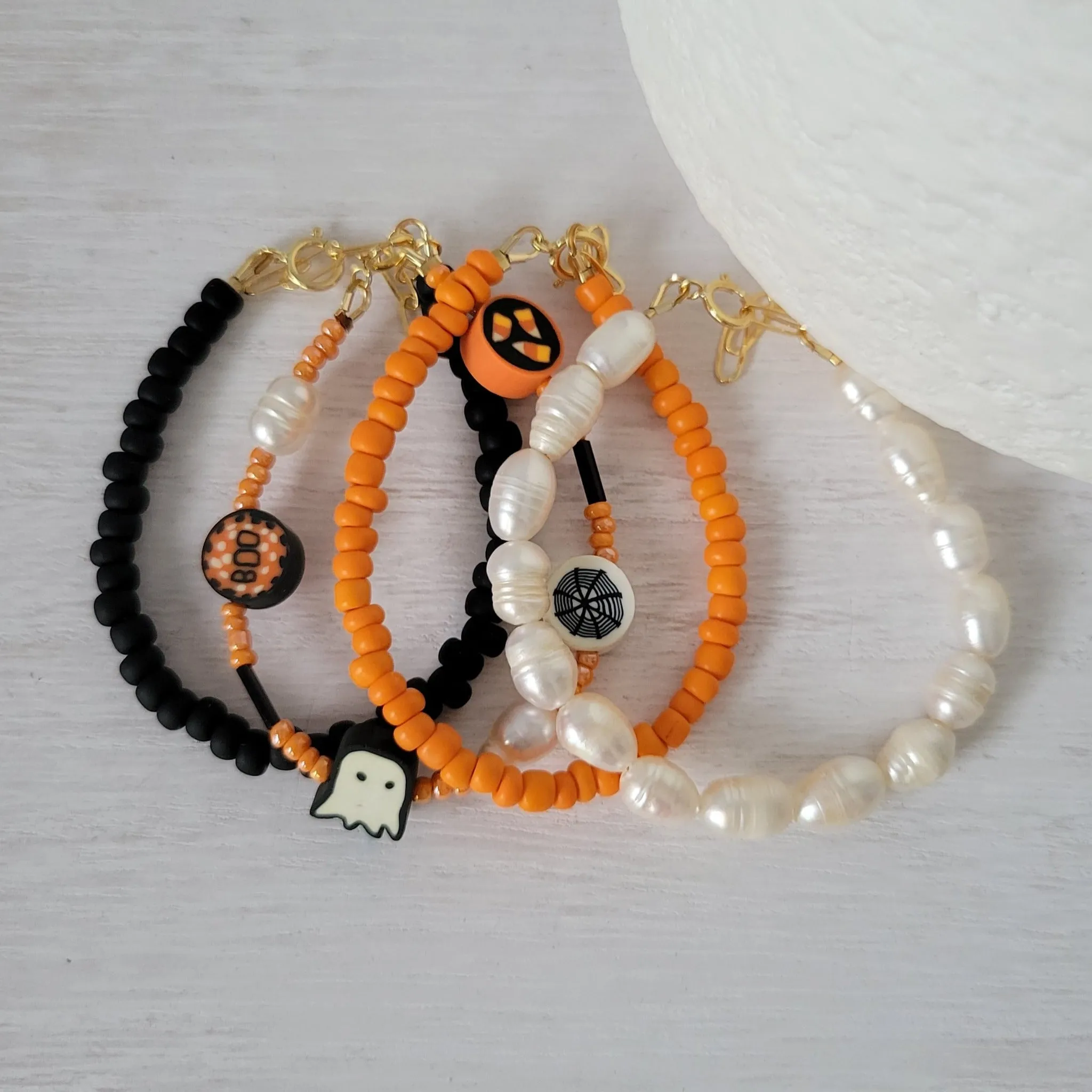This is Halloween Bracelets - Set of 3 or Each - Unisex Options