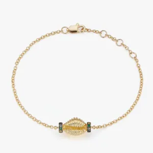 Thread and Shell Bracelet