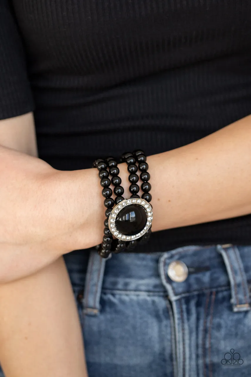 Top Tier Twinkle Black Paparazzi Bracelet