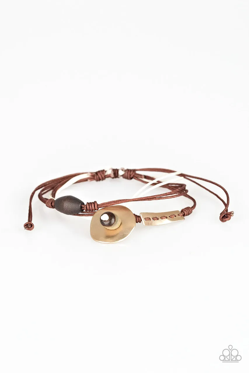 Trail Trek Brown Paparazzi Bracelet
