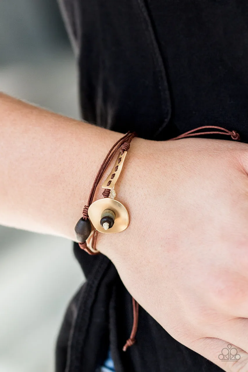 Trail Trek Brown Paparazzi Bracelet