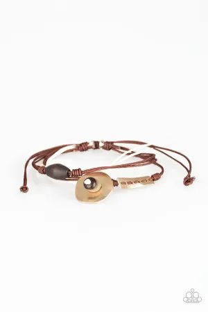 Trail Trek Brown Paparazzi Bracelet