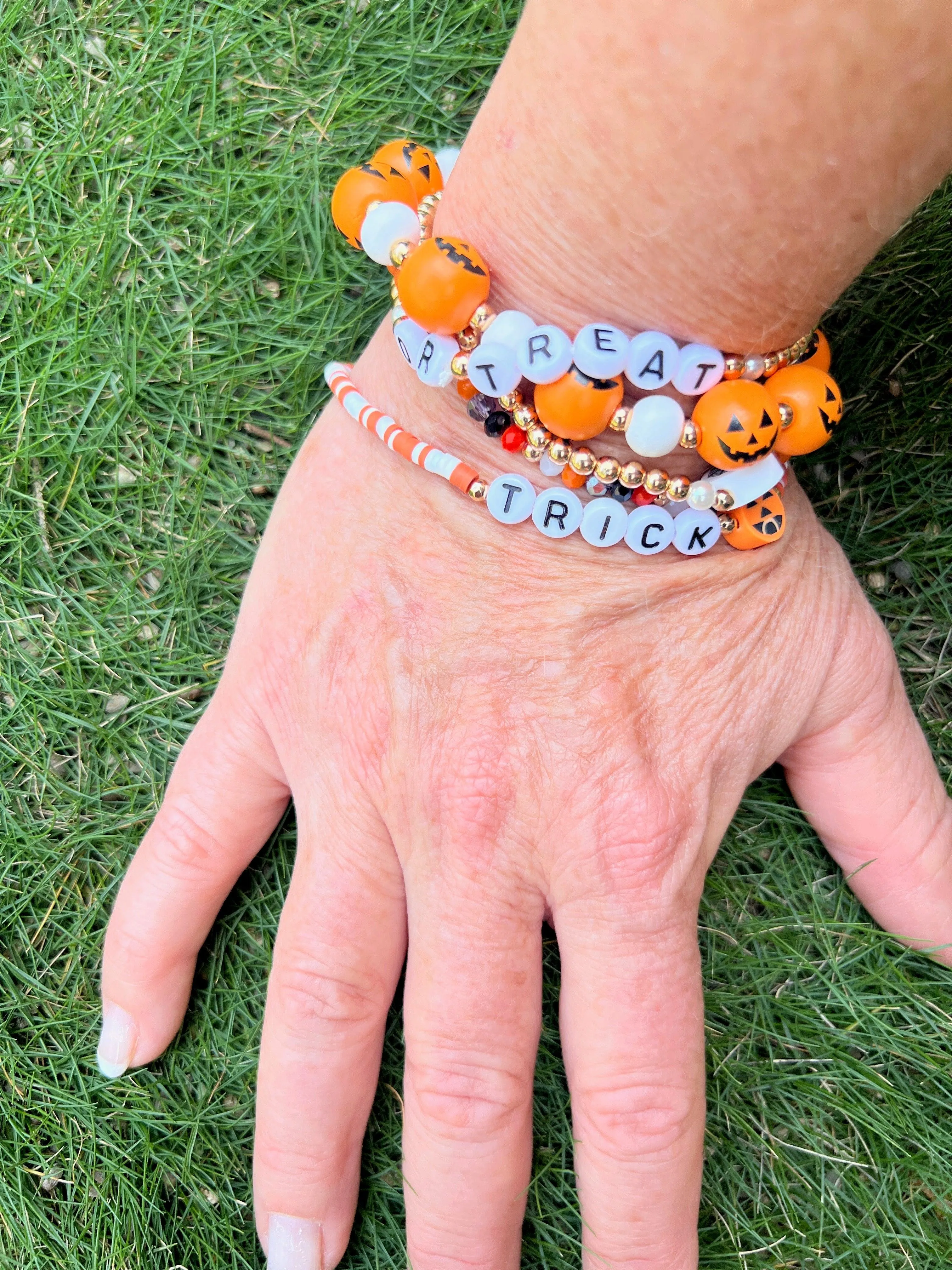 Trick or Treat Stacking Bracelets