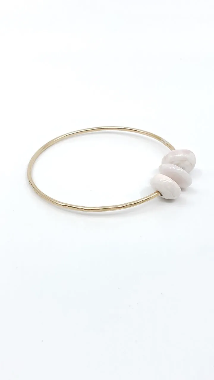 Triple Hawaiian Shell Bangle