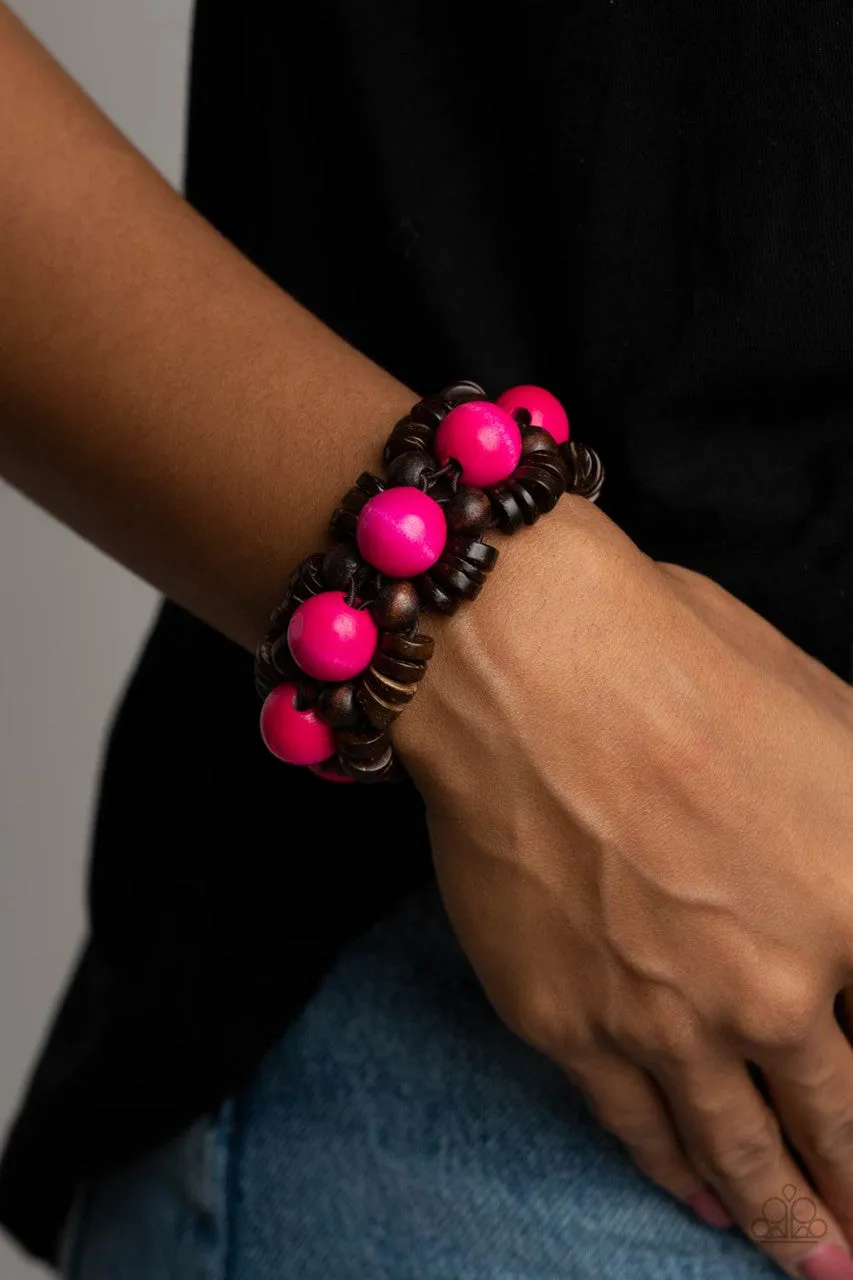 Tropical Temptations Pink Paparazzi Bracelet