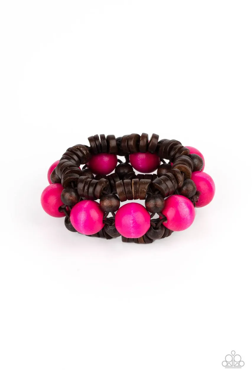 Tropical Temptations Pink Paparazzi Bracelet