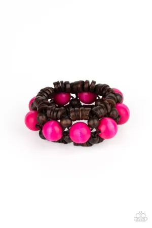 Tropical Temptations Pink Paparazzi Bracelet
