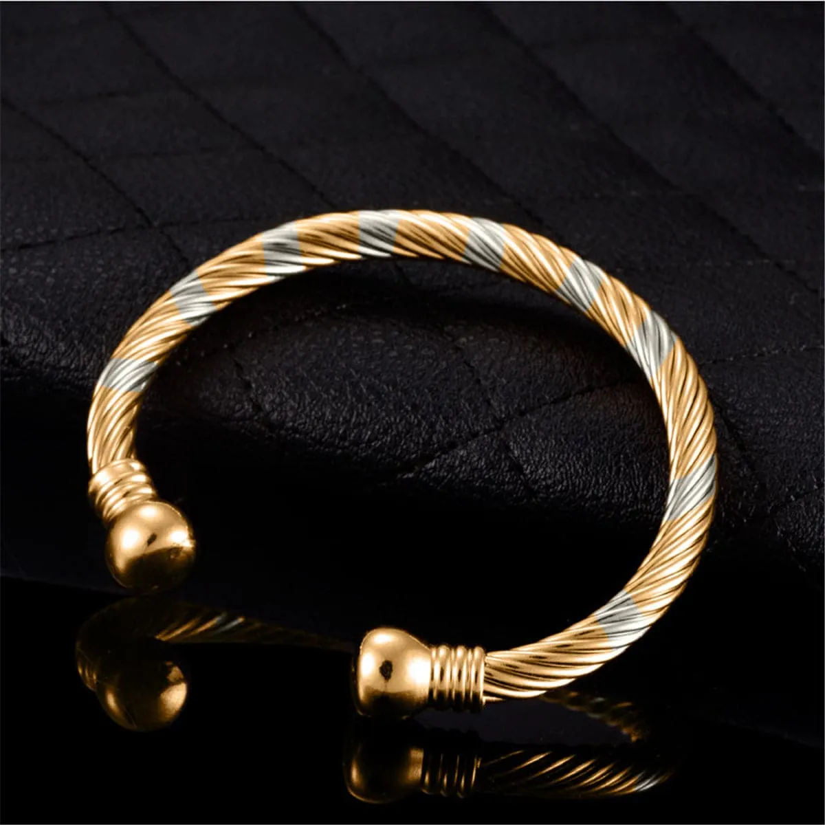 Two-Tone Twine Cuff