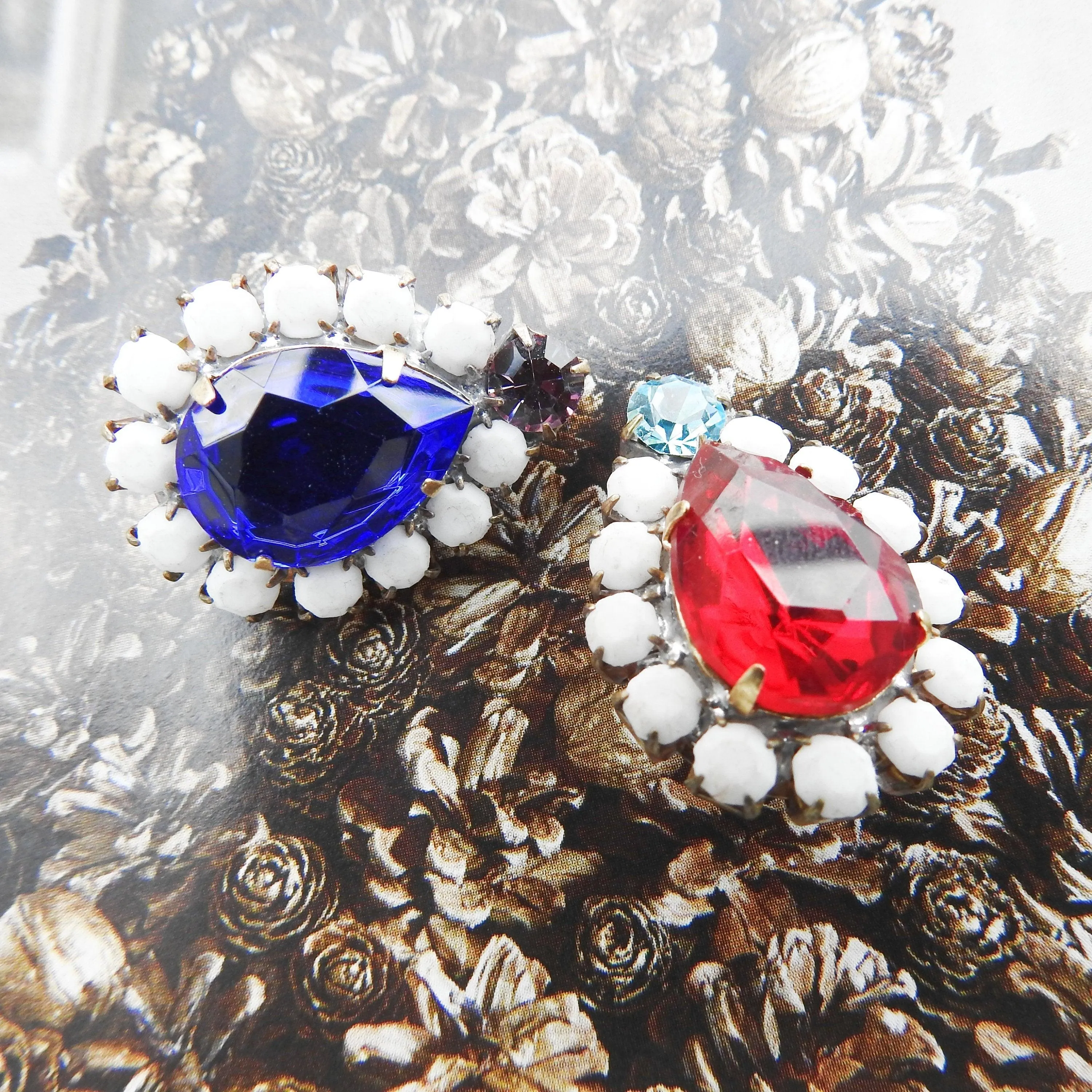 Unique shape crystal buttons