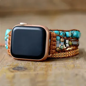 Unisex Natural Stone Apple Watch