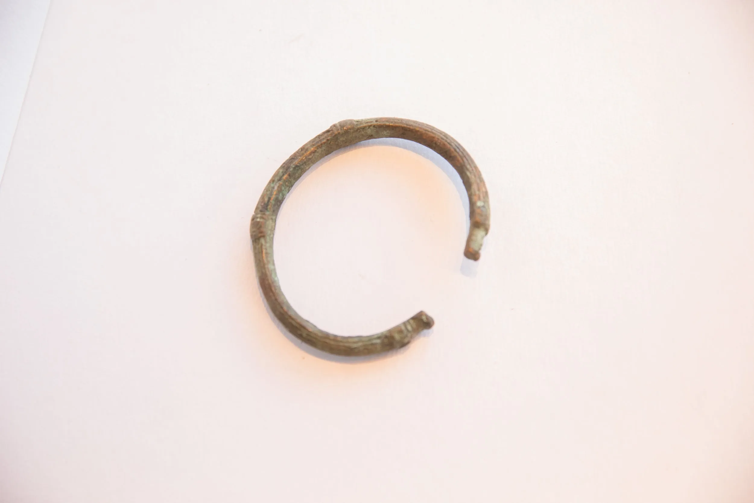 Vintage African Oxidized Cuff Bracelet