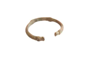 Vintage African Oxidized Cuff Bracelet