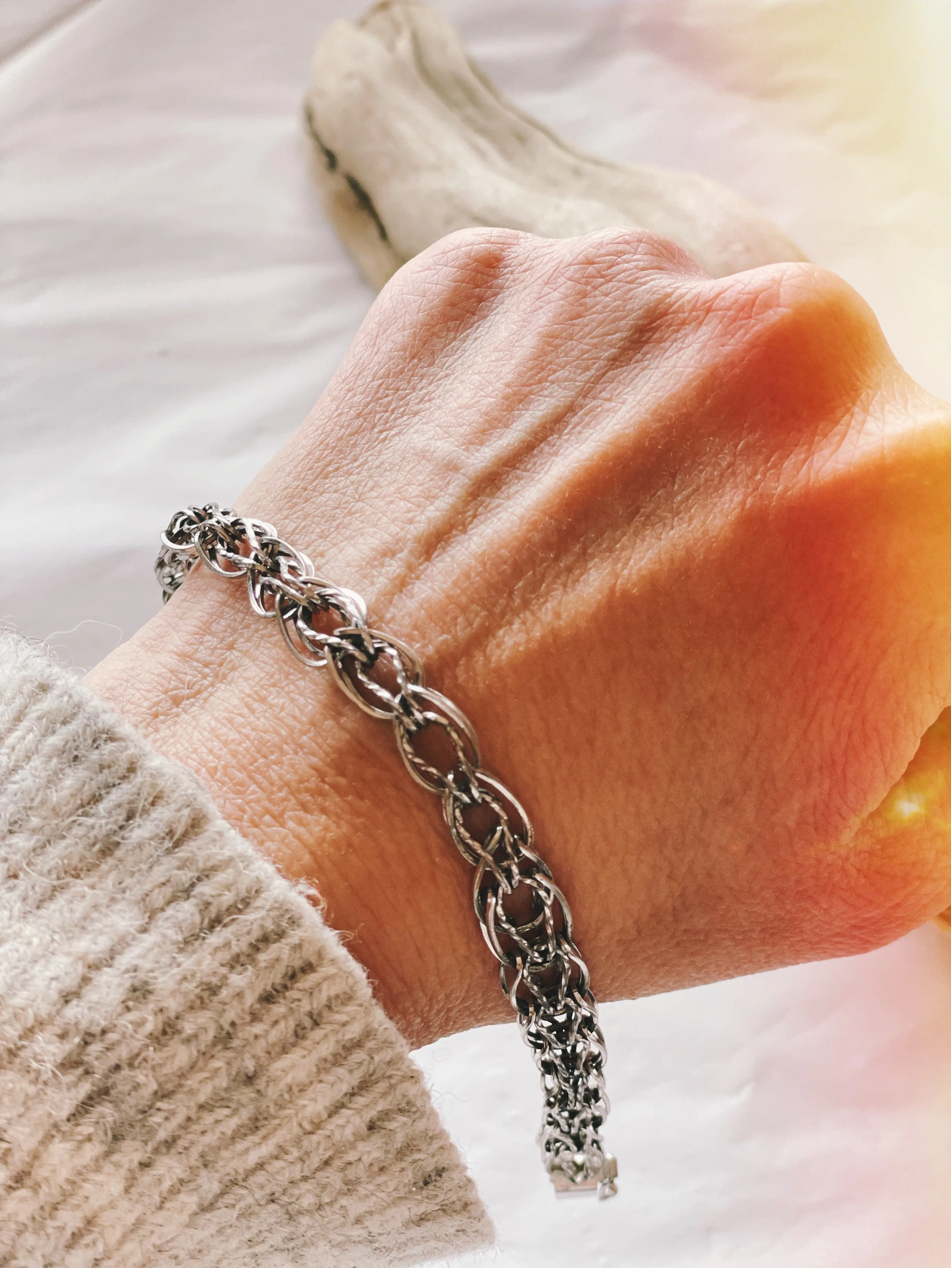 Vintage Link Charm Bracelet