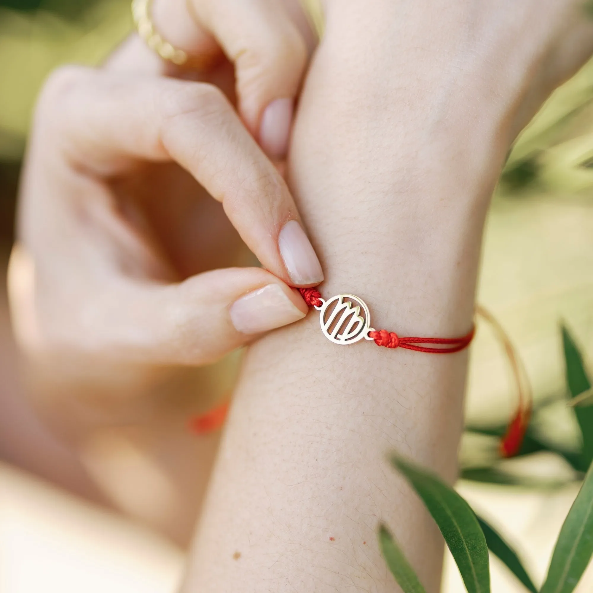 Virgo Zodiac Thread Bracelet