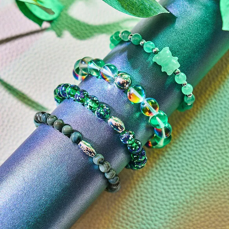 Viridian Kelp x Silver | Abalone Bracelet
