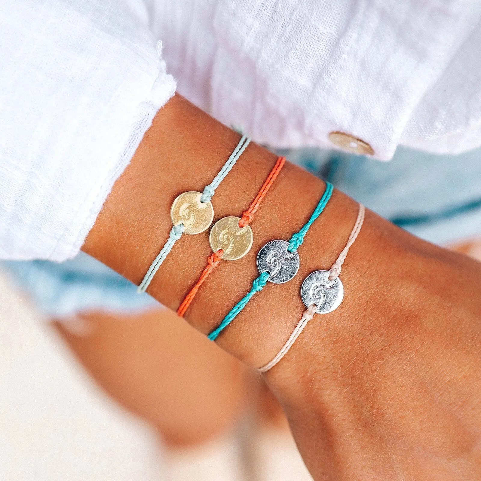 Wave Coin Charm