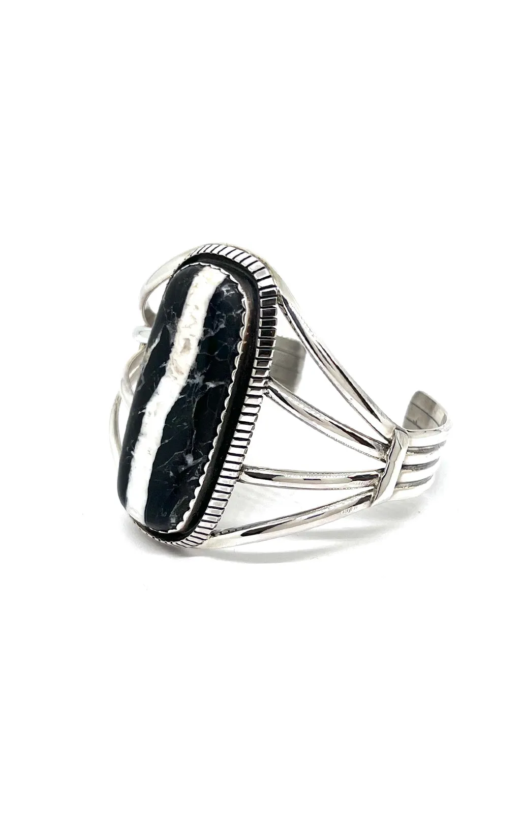 White Buffalo Cuff Bracelet by Anthony Kee