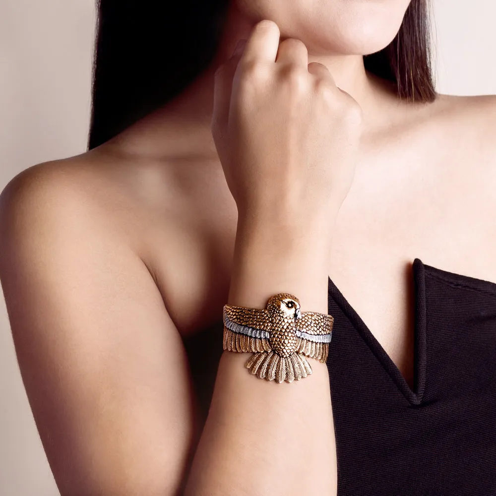 Wild & Wise Owl Cuff