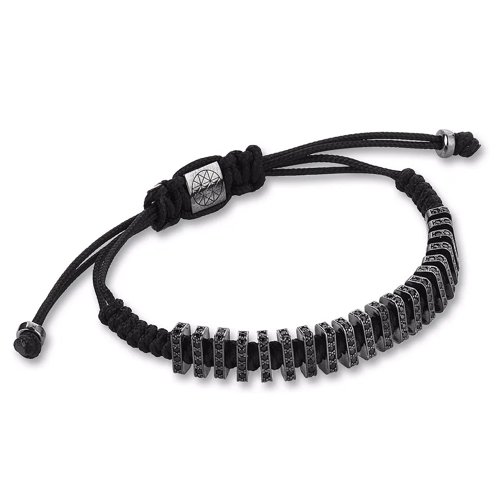 Women's Flat Macrame Stoppers - Silver