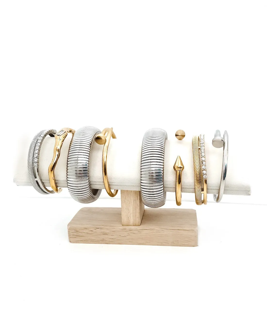 Wooden Bracelet Display Stand