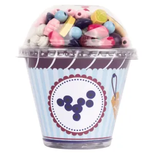 Wooden Threading Beads Cupcake