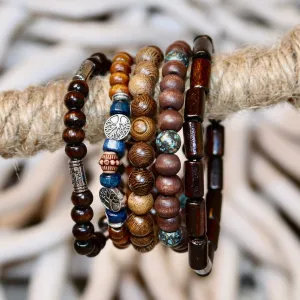 Woodland Wanderer Bracelet Set – Rustic & Refined