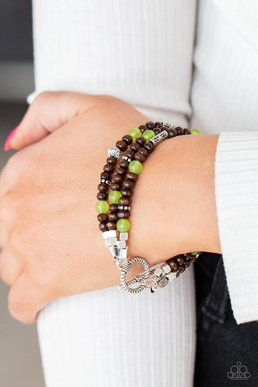 Woodsy Walkabout Green Paparazzi Bracelet